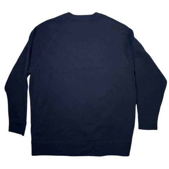 J.Crew Men’s Double Knit Featherweight Merino Wool Sweater – Navy – Size Small - Picture 8 of 9